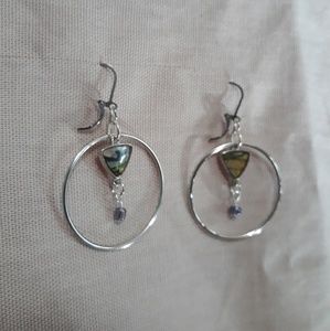 Triangle Hoops Earrings